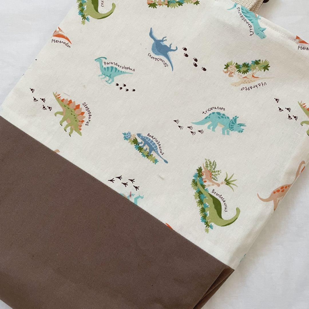 恐竜 レッスンバッグ シューズ袋 お着替え袋 コップ袋 入園 入学 ハンドメイド