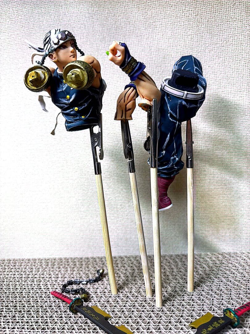 鬼滅の刃　宇髄天元　フィギュア　サプライ　リペイント　塗装