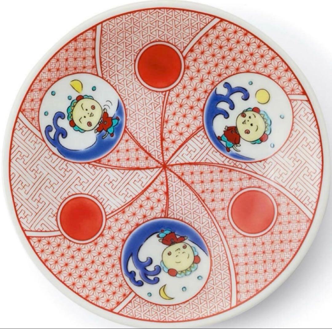 コジコジ　九谷焼　小皿　2枚セット