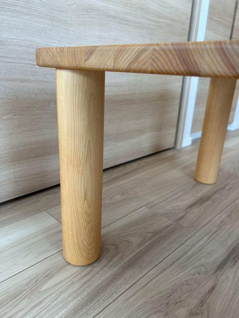 なかよしライブラリー 木製テーブル 正方形 国産ヒノキ(定価:47,300円)