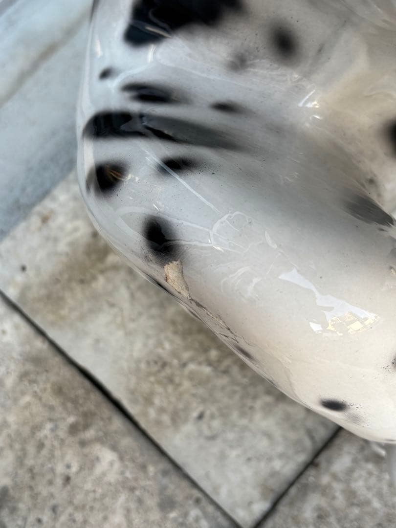 ☆週末大特価☆イタリー製ダルメシアン 陶器 置物　80センチ