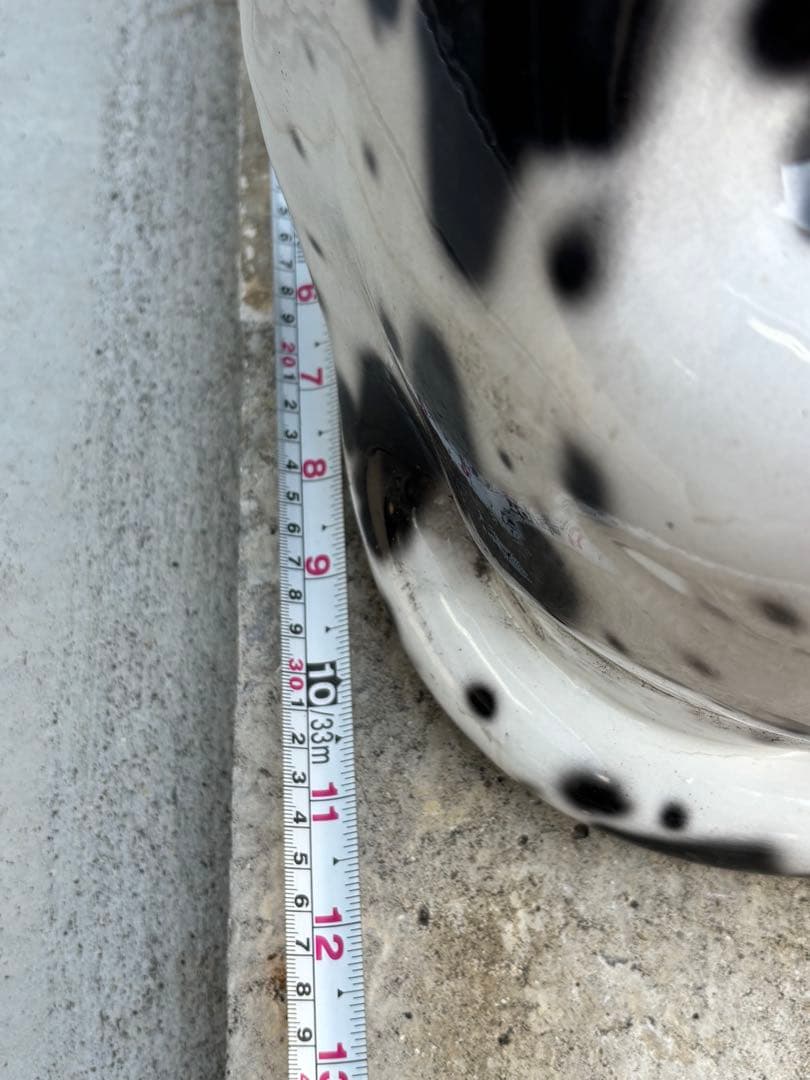 ☆週末大特価☆イタリー製ダルメシアン 陶器 置物　80センチ