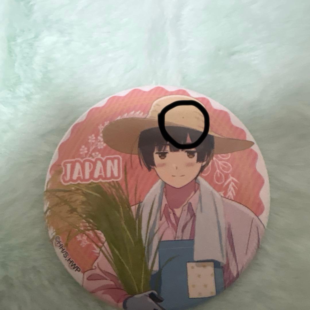 ヘタリア 日本 収穫祭 缶バッジ