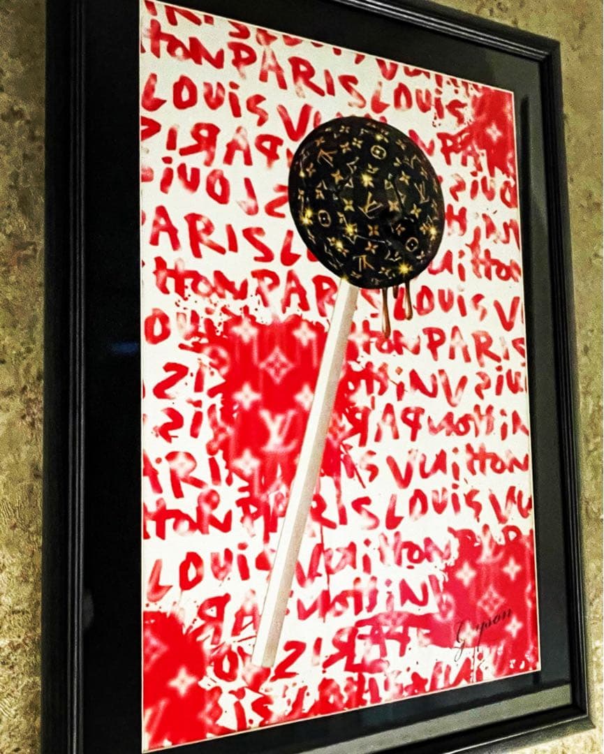 Grysonアート2.5Lヴィトンキャンディパロディオマージュアート