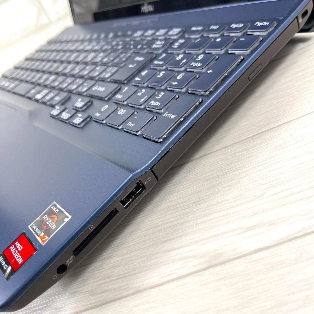 富士通 第5世代 Ryzen7 新品SSD1TB メモリ16GB ノートパソコン