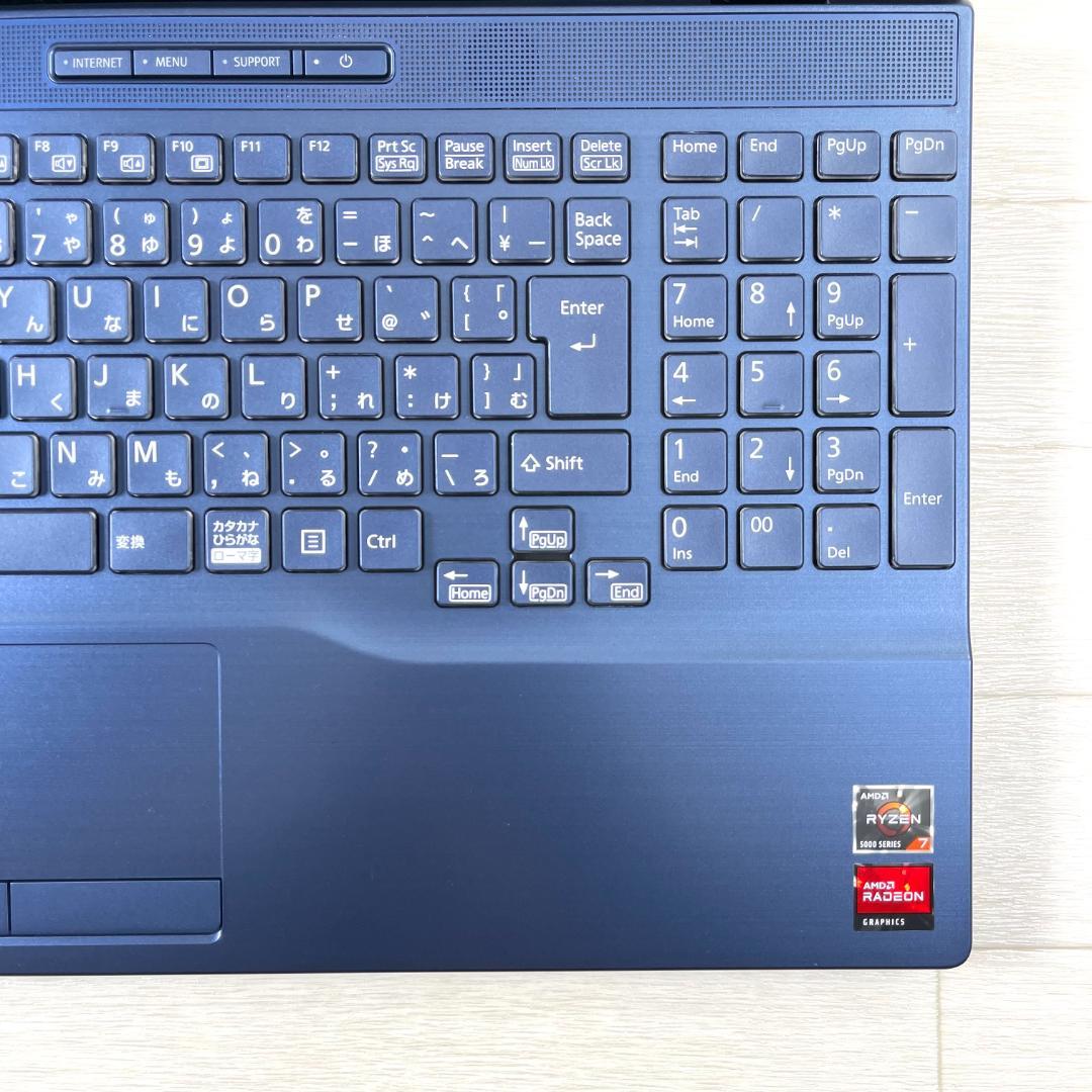 富士通 第5世代 Ryzen7 新品SSD1TB メモリ16GB ノートパソコン