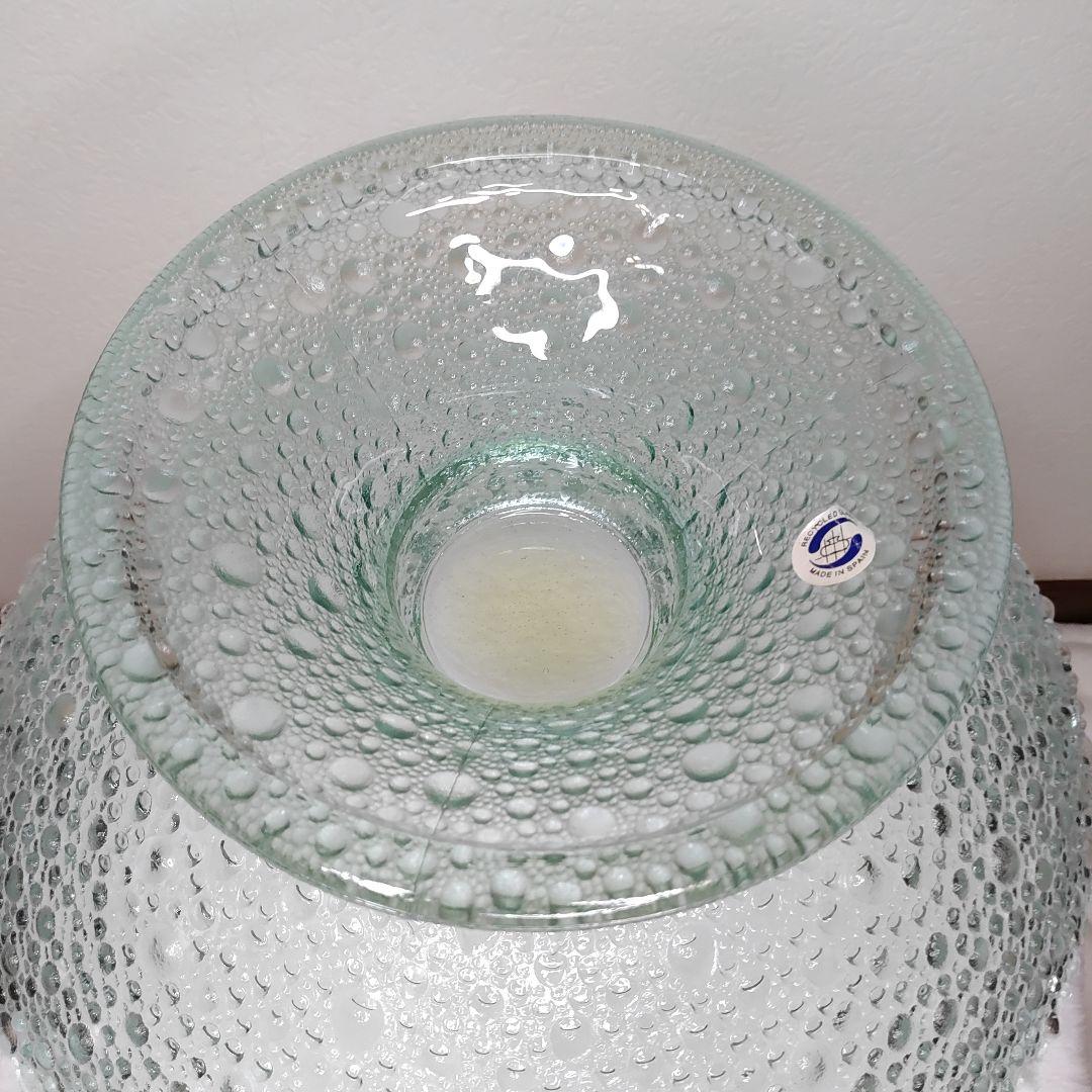 スペイン製 いけばな 大型硝子製水盤 匿名配送 送料無料