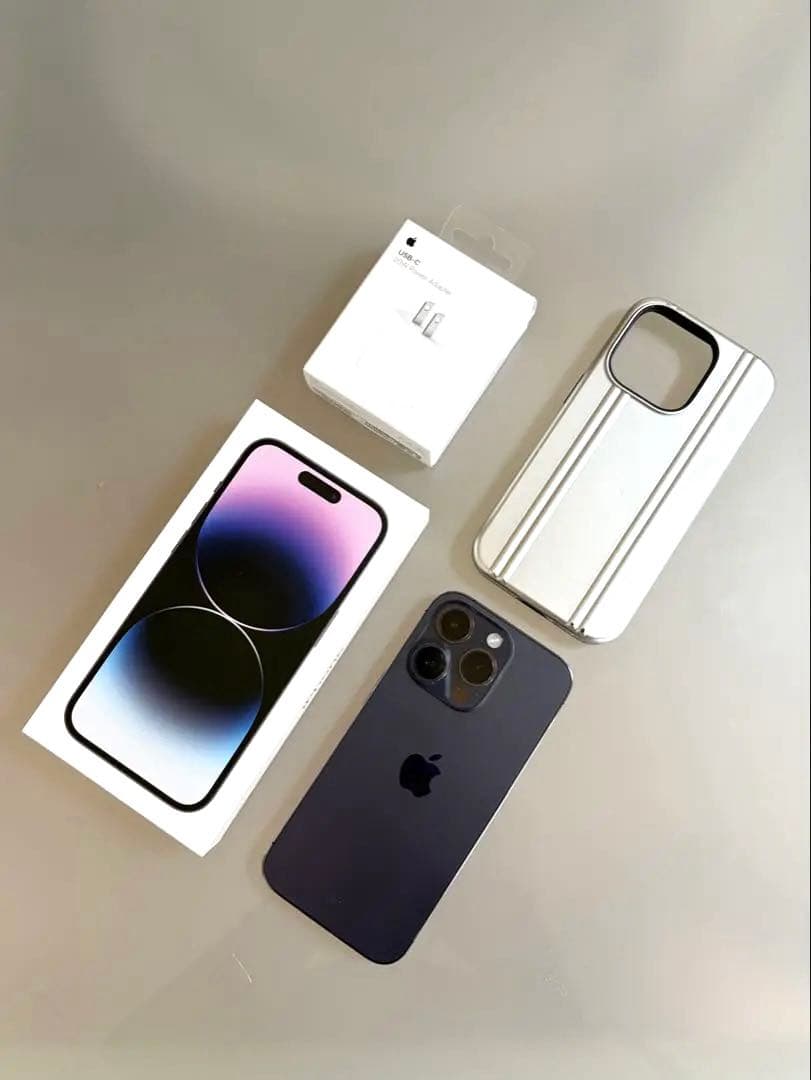 【美品】iPhone 14 Pro ディープパープル　512GB SIMフリー