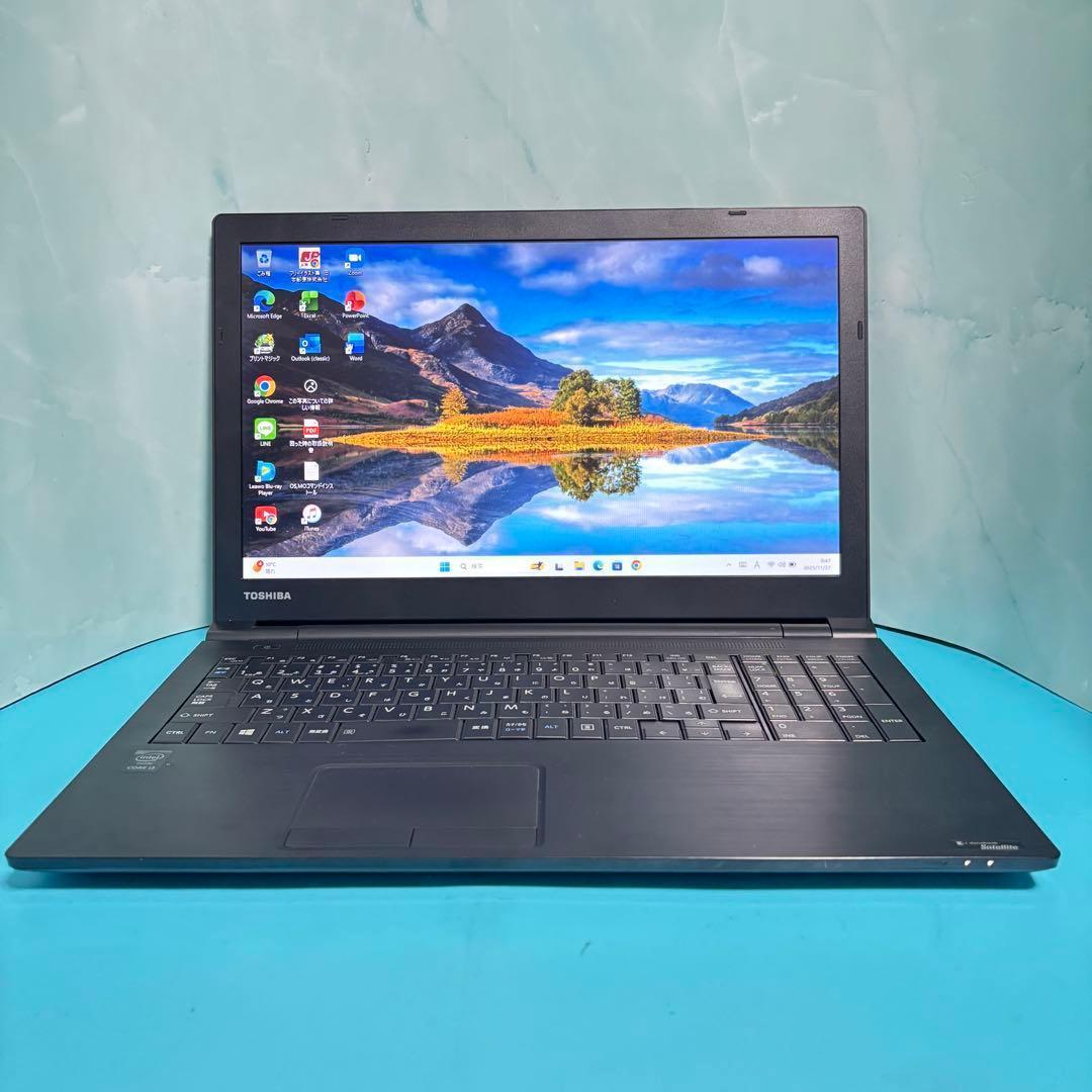 バッテリー◎オフィス付★東芝★新品爆速SSD★Windows11ノートパソコン★
