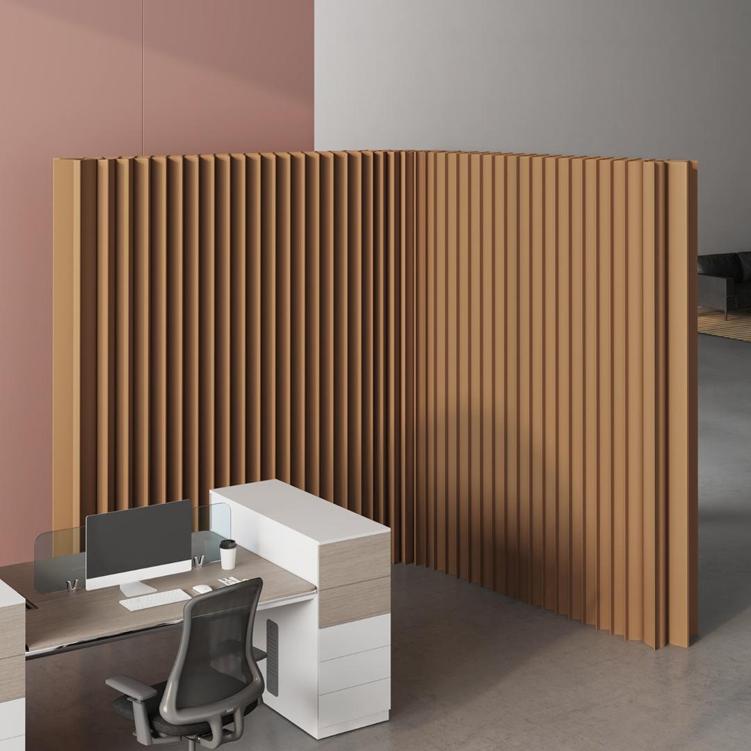 折りたたみ パーテーション 間仕切り 長さ4-5ｍ高さ1.6ｍ持ち運び可能目隠し