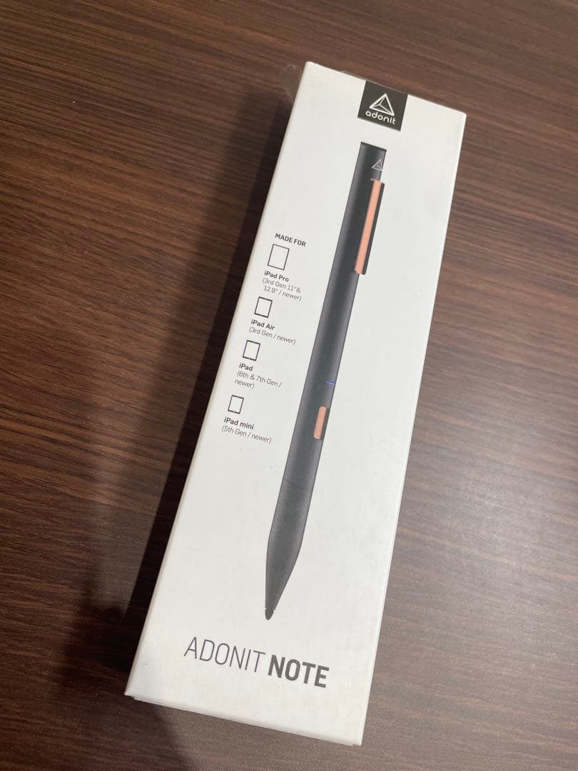 ADONIT NOTE タッチペン ブラック【3個セット】