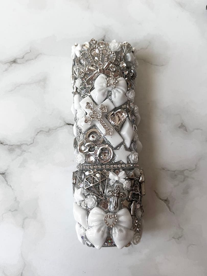 全面埋め尽くしdeco IQOSイルマワンデコケース IQOSデコ電子タバコ白