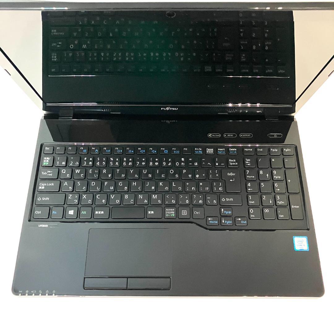 美品❤️ブラック★15.6型 SSD256GB i5 カメラ付 ノートパソコン