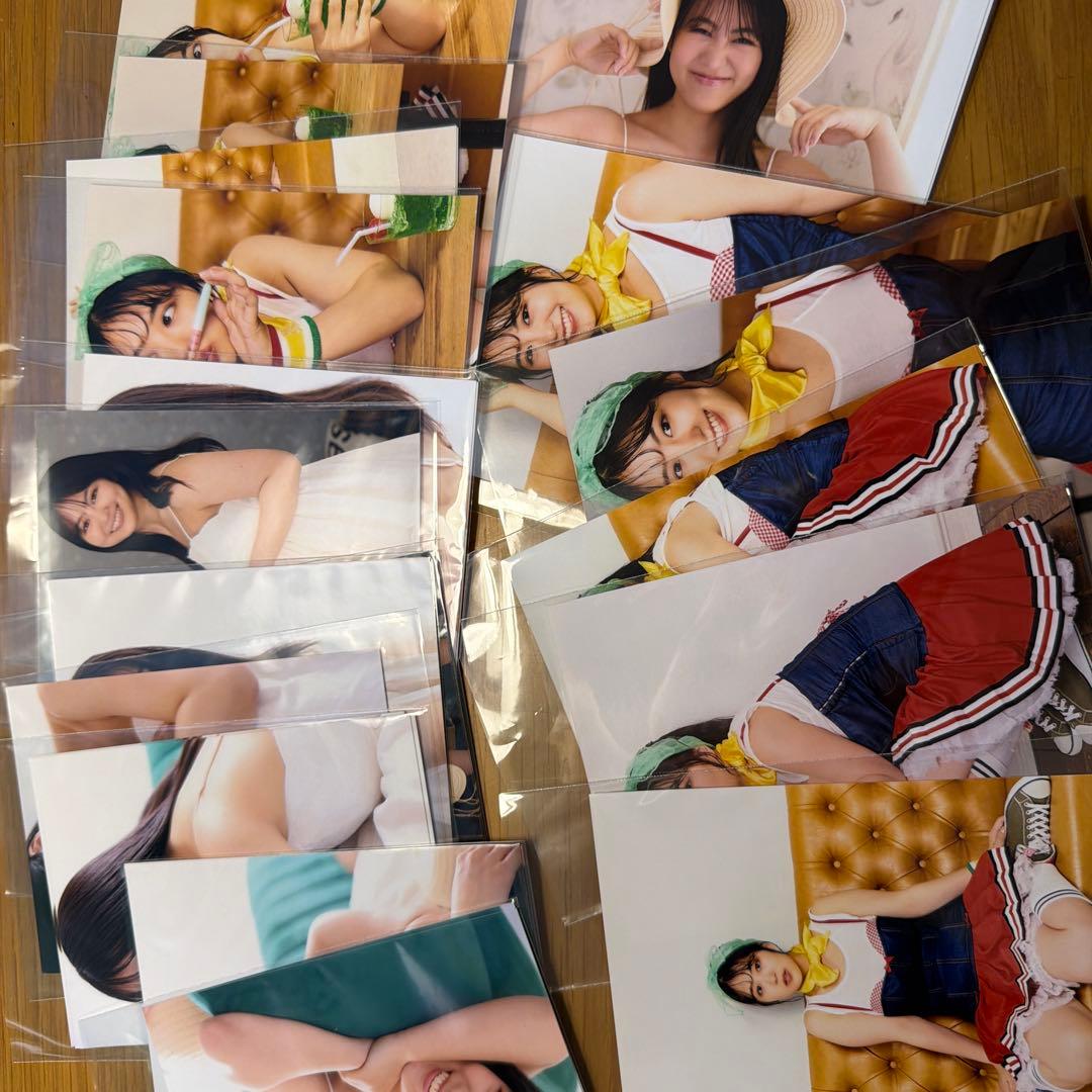 福井梨莉華　fc開設記念オンラインくじ　ランダムブロマイド　コンプリート　生写真