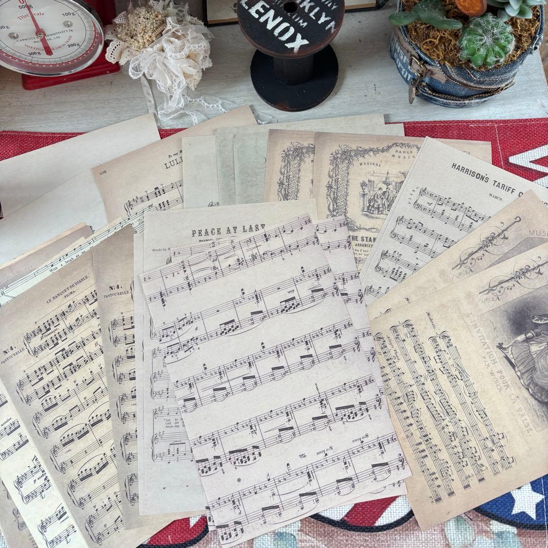 デザインペーパーコーヒー染め