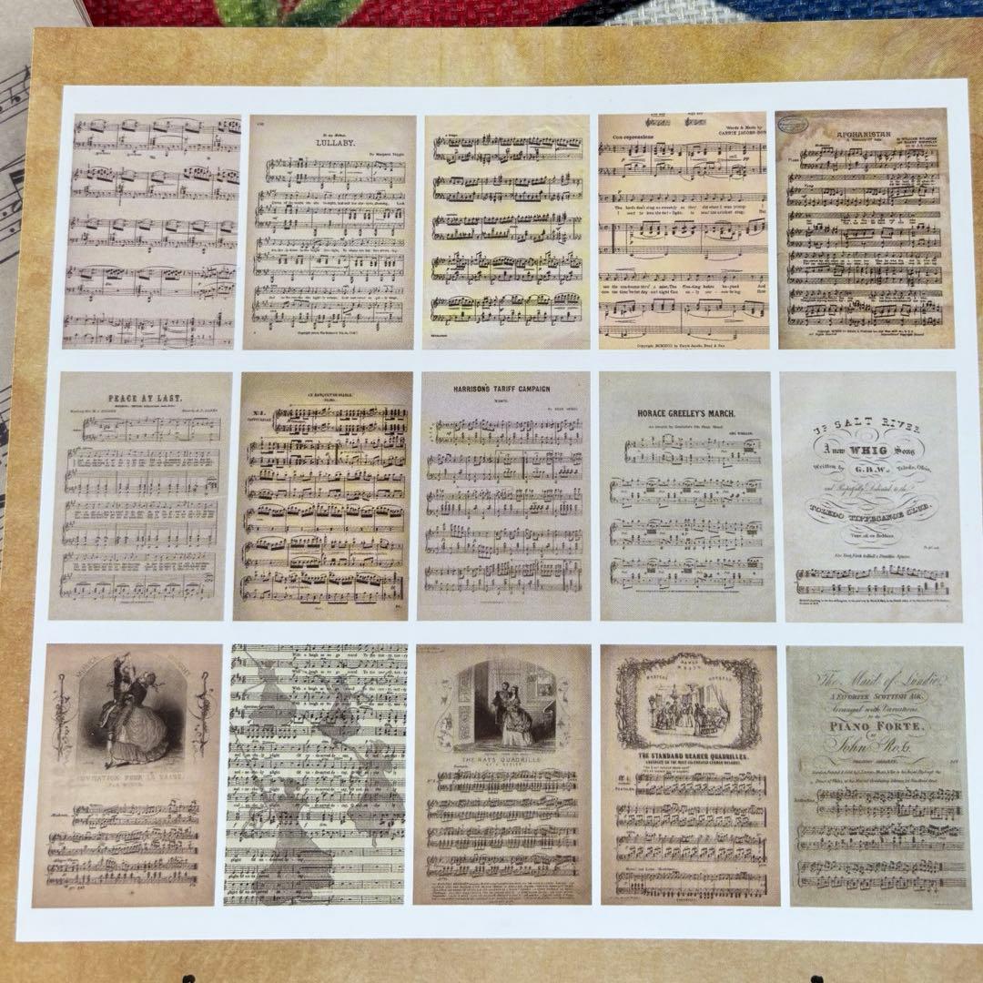 デザインペーパーコーヒー染め