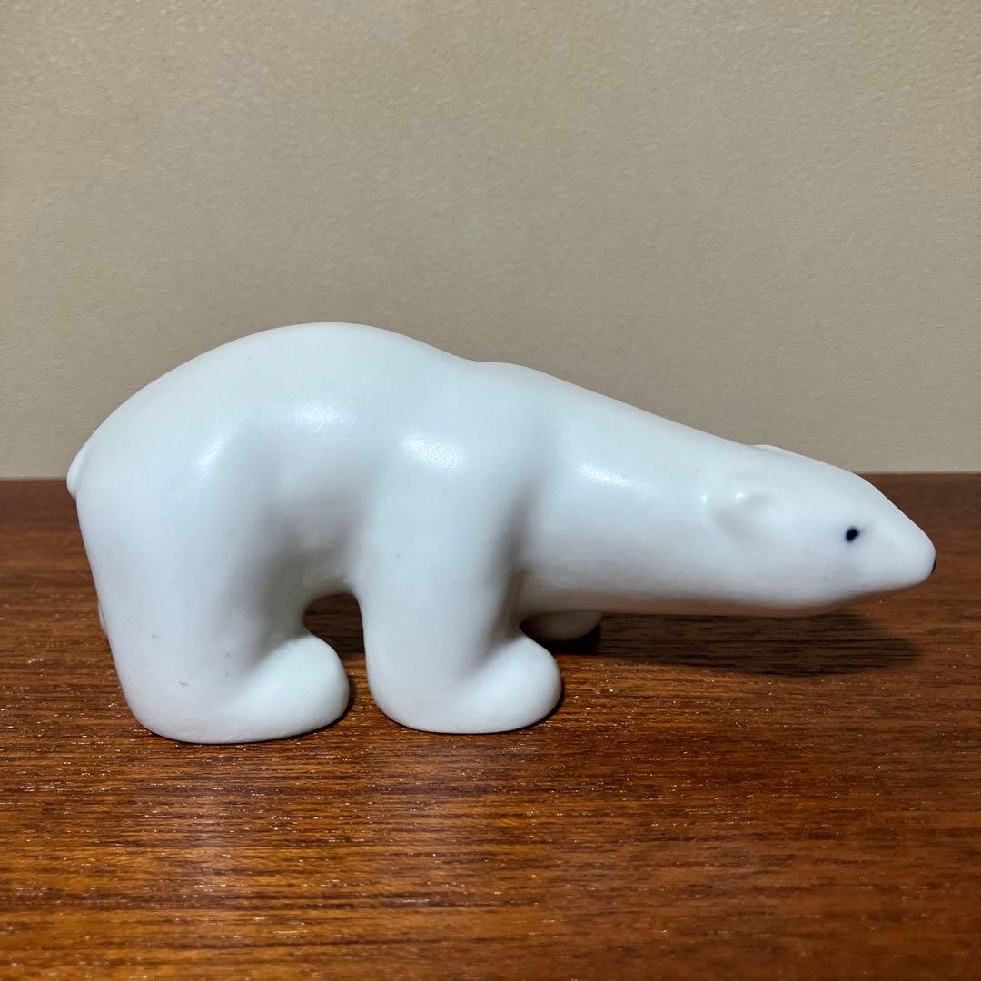 ARABIA ポーラベア シロクマ アンティーク ヴィンテージ 陶器置物