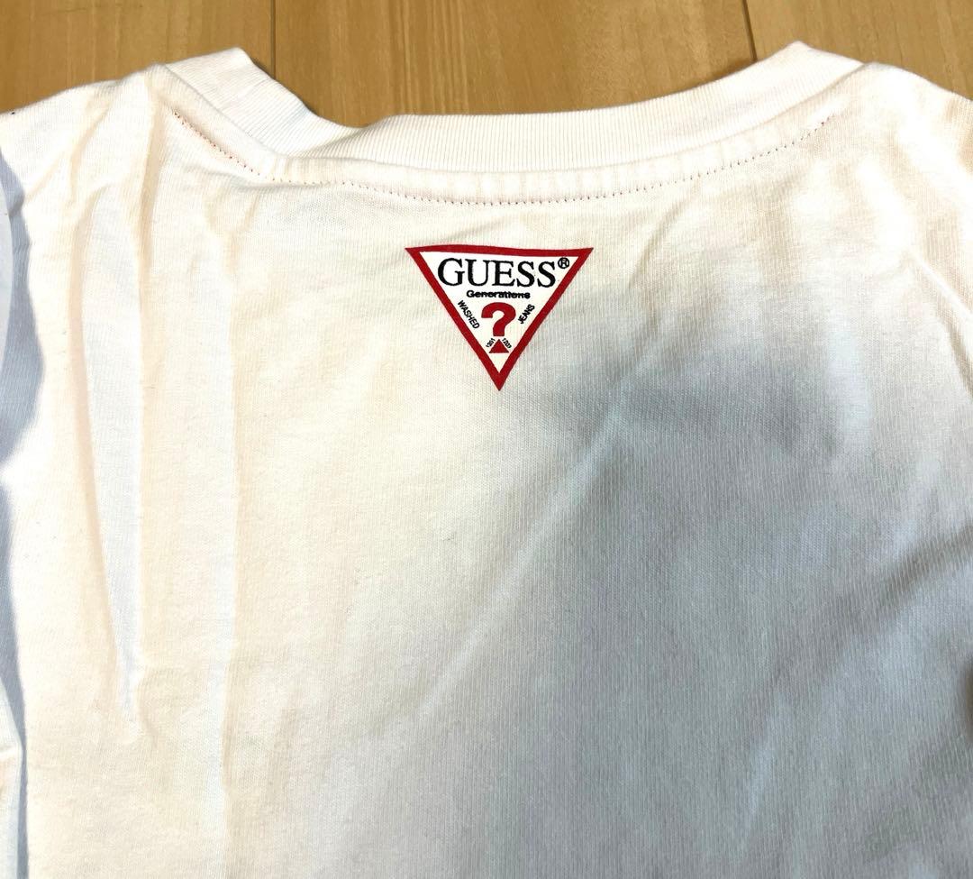【2018限定】GENERATIONS×GUESS 袖ロゴ S 白 ロンT
