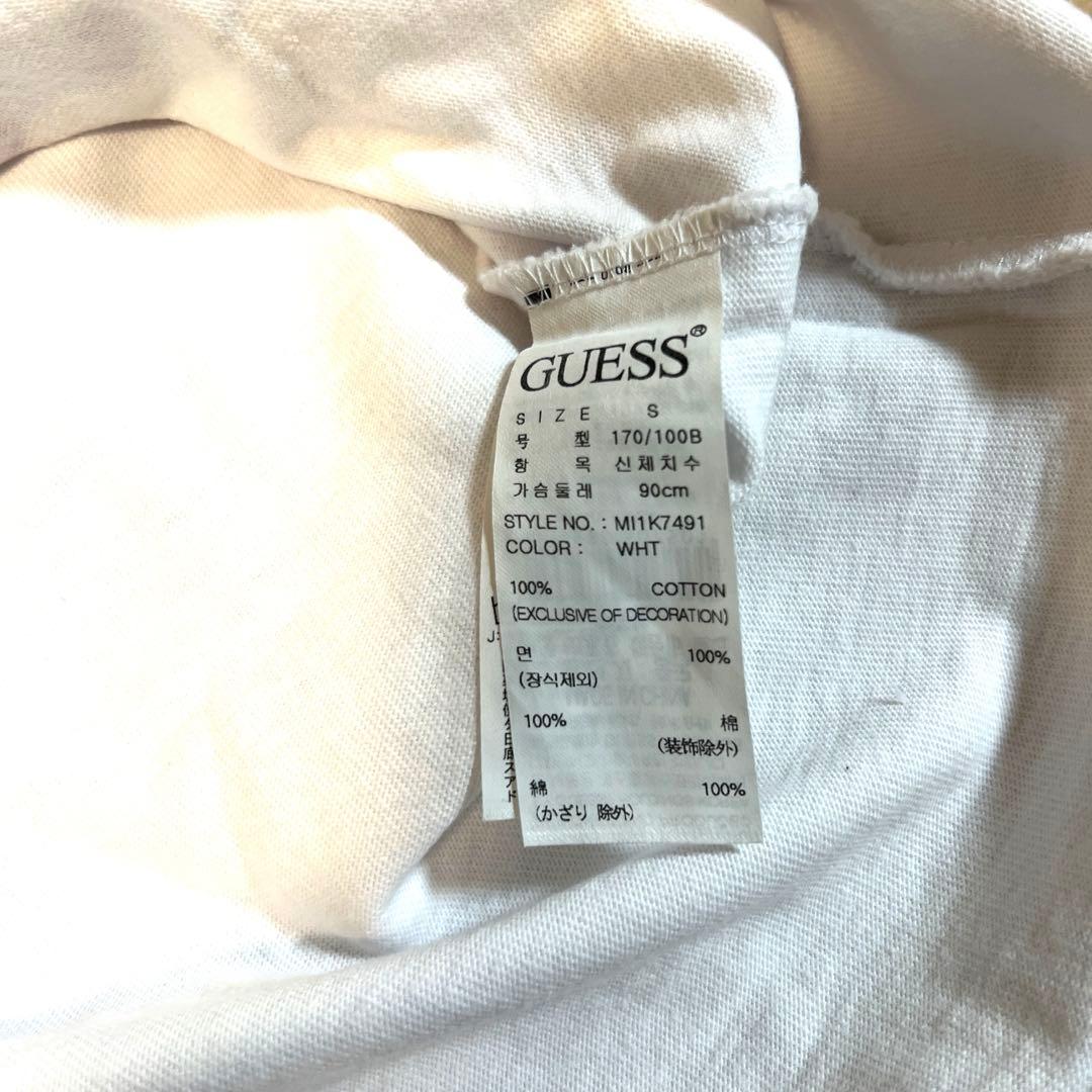 【2018限定】GENERATIONS×GUESS 袖ロゴ S 白 ロンT