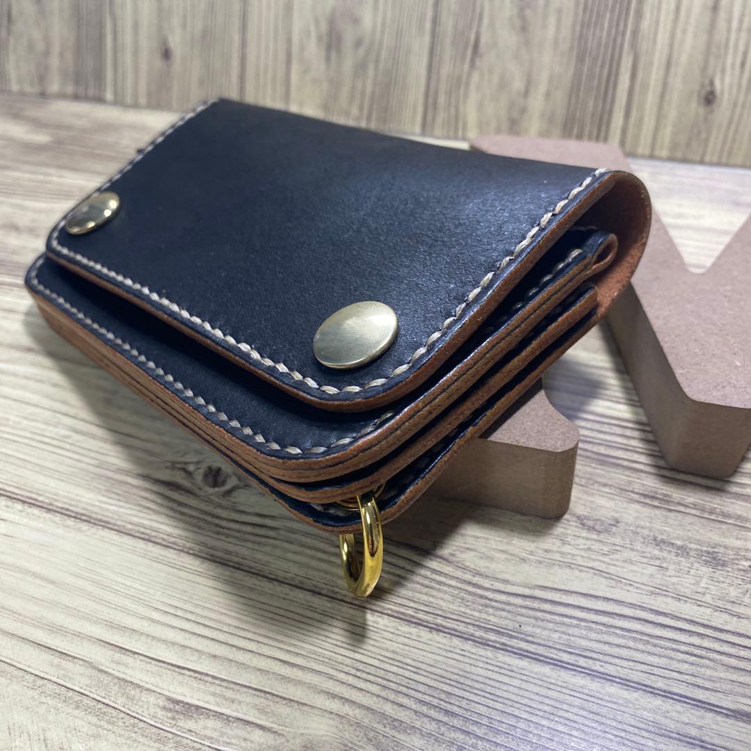 【SHOU様】専用ミドルトラッカーウォレット2丘染め（茶芯）オーダー