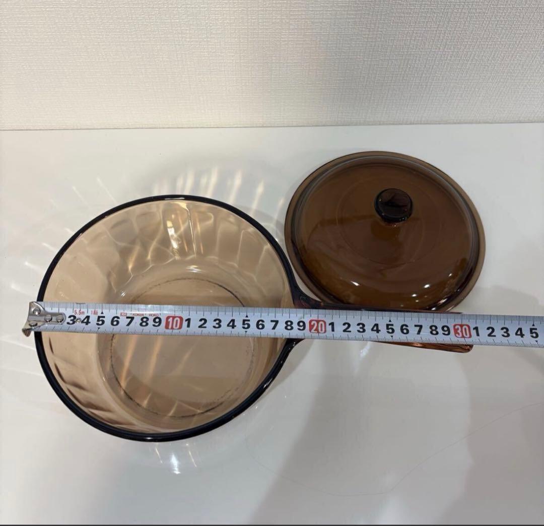 F36/ VISION 耐熱ガラス ビジョン 片手鍋 フライパン 3点セット