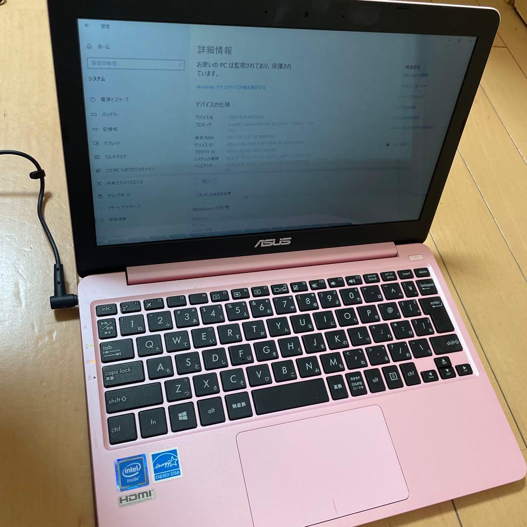 ASUS Windows ノートPC vivobook E203N ピンク