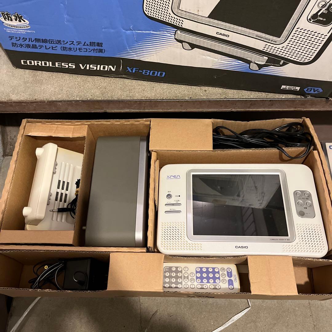 CASIO ポータブルテレビ XF-800 防水