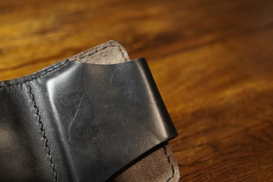 【受注生産】クロムエクセルショートウォレット　手縫い　【CSW-01】