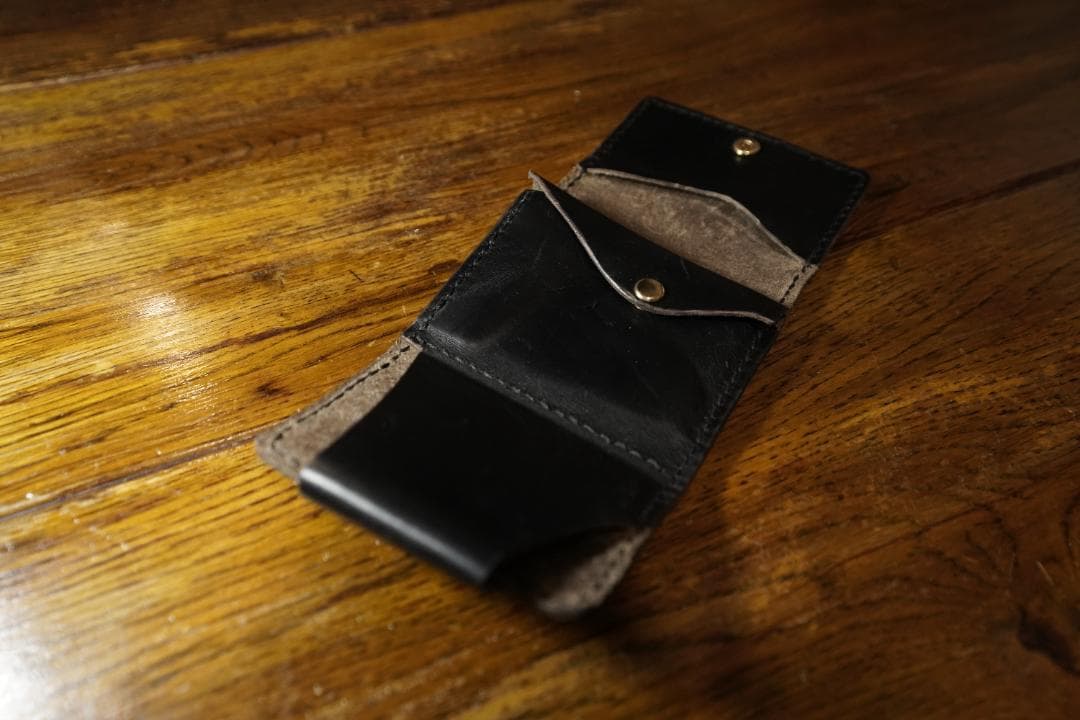 【受注生産】クロムエクセルショートウォレット　手縫い　【CSW-01】