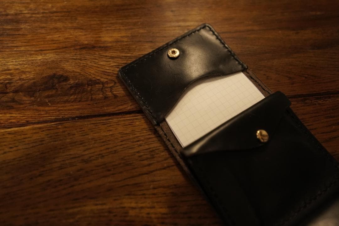 【受注生産】クロムエクセルショートウォレット　手縫い　【CSW-01】