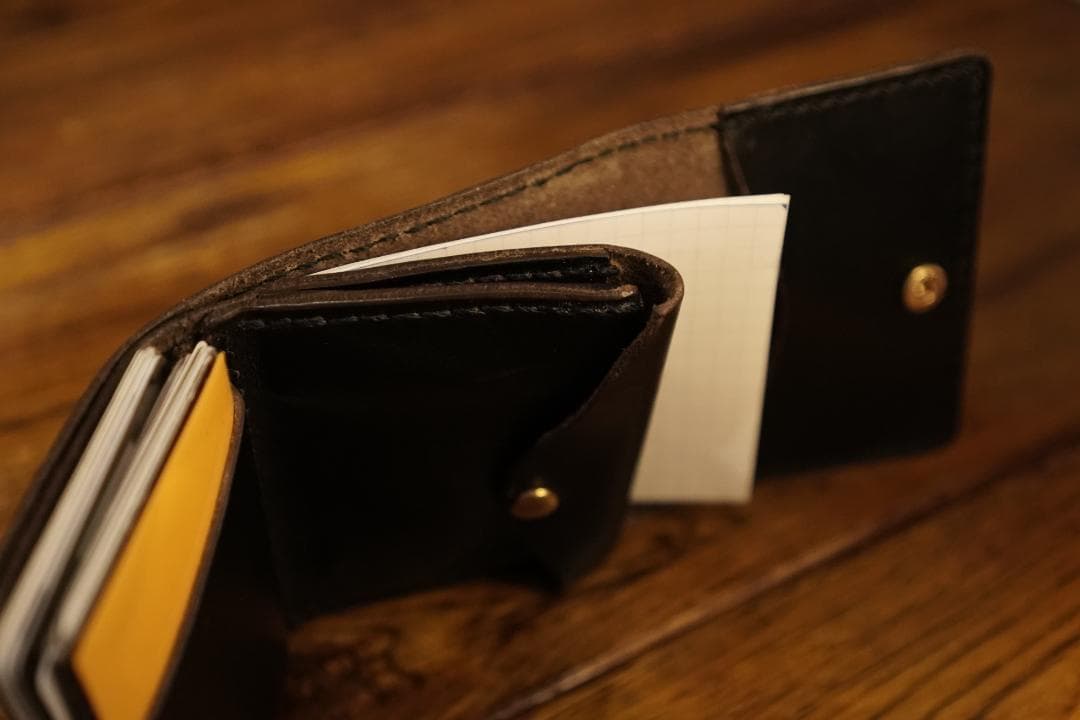 【受注生産】クロムエクセルショートウォレット　手縫い　【CSW-01】