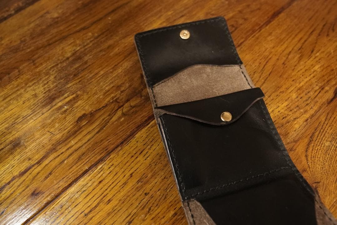 【受注生産】クロムエクセルショートウォレット　手縫い　【CSW-01】