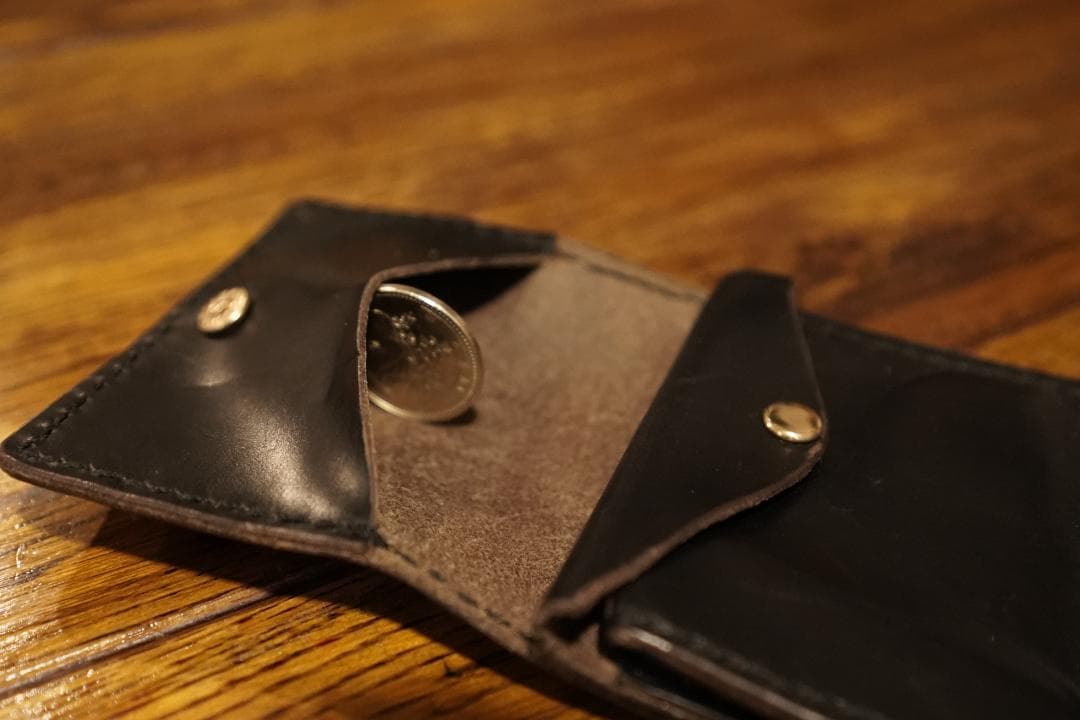 【受注生産】クロムエクセルショートウォレット　手縫い　【CSW-01】