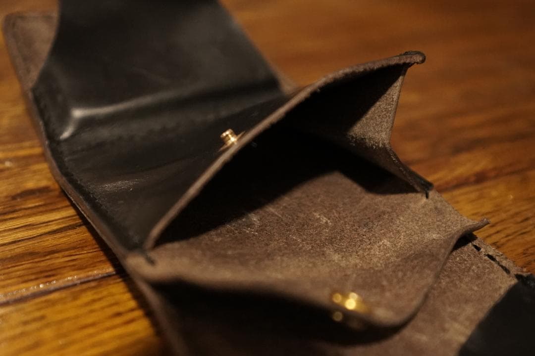 【受注生産】クロムエクセルショートウォレット　手縫い　【CSW-01】