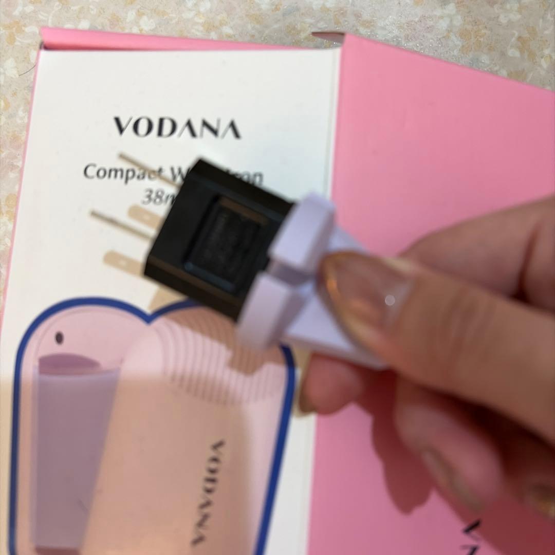 VODANA ウェーブヘアアイロン ピンク　38mm