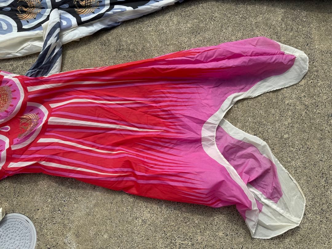 中古 鯉のぼり【A】5m 両面金太郎 こいのぼり 3色+吹流し こどもの日 節句