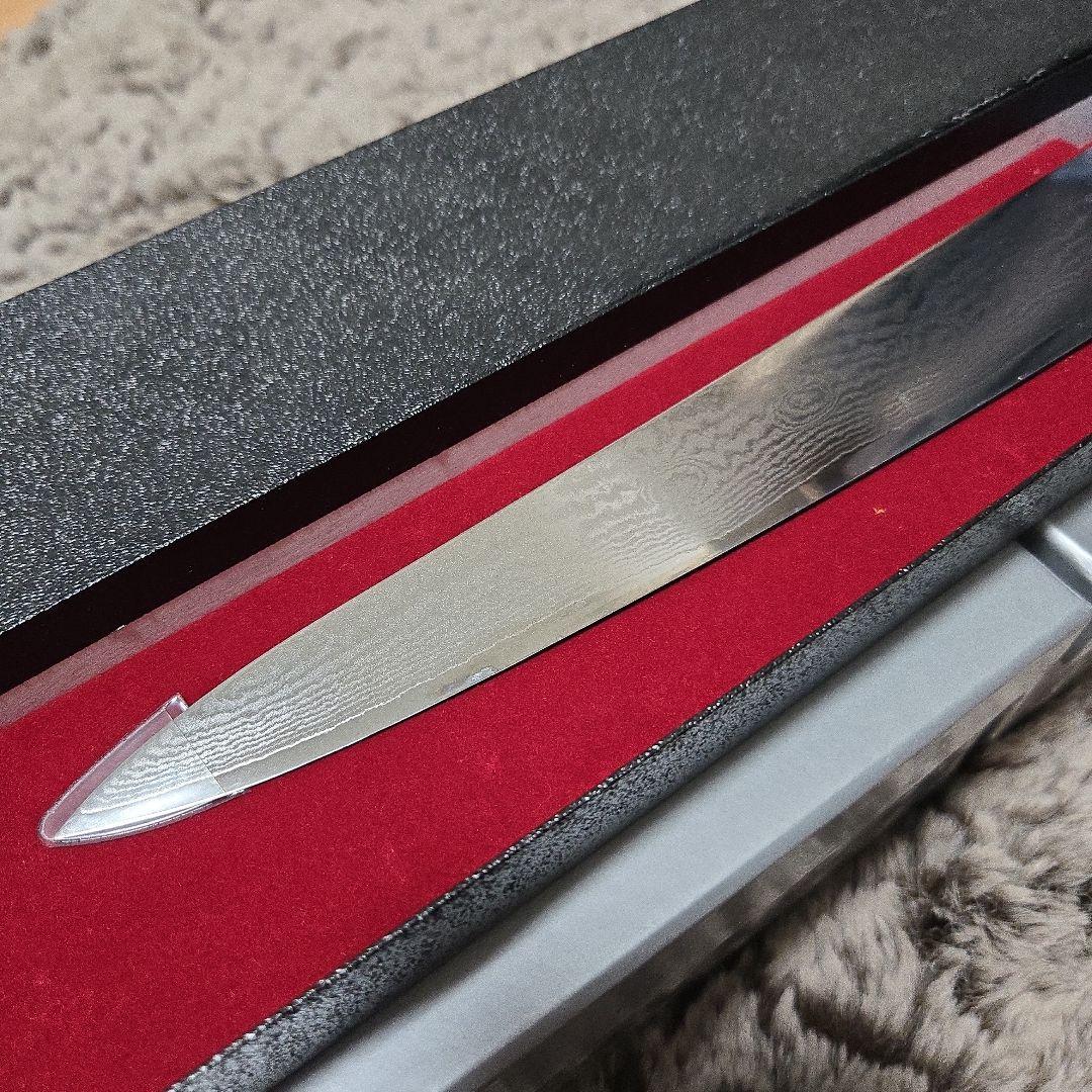 ダマスカス包丁約30cm ステンレス製 専用ケース付き