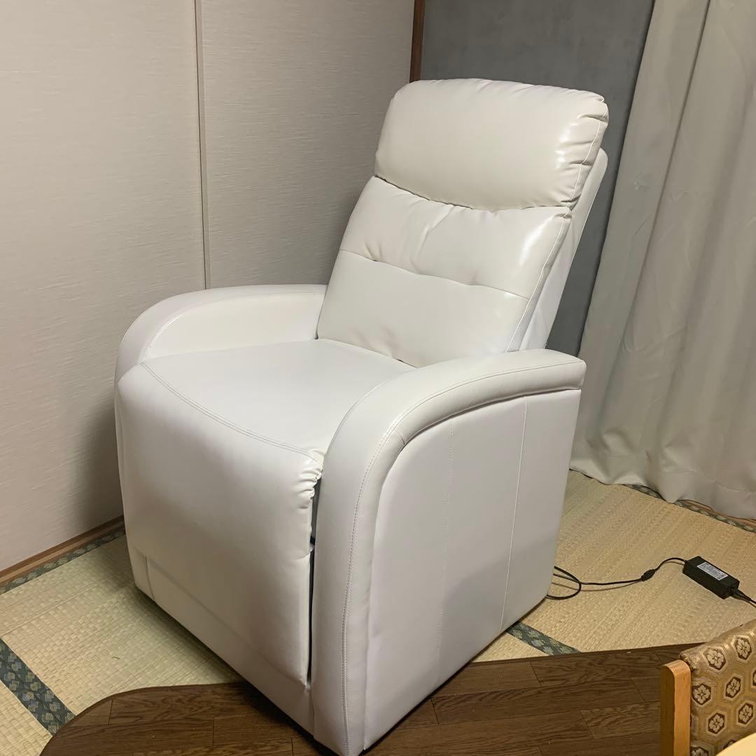 美品 まつエク まつげ エクステ エステ リクライニングソファ 1人掛け 電動