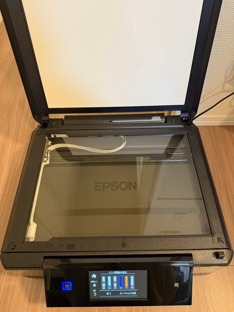 【美品】EPSONプリンター　EP808AB 純正インク残量あり　未使用4本付