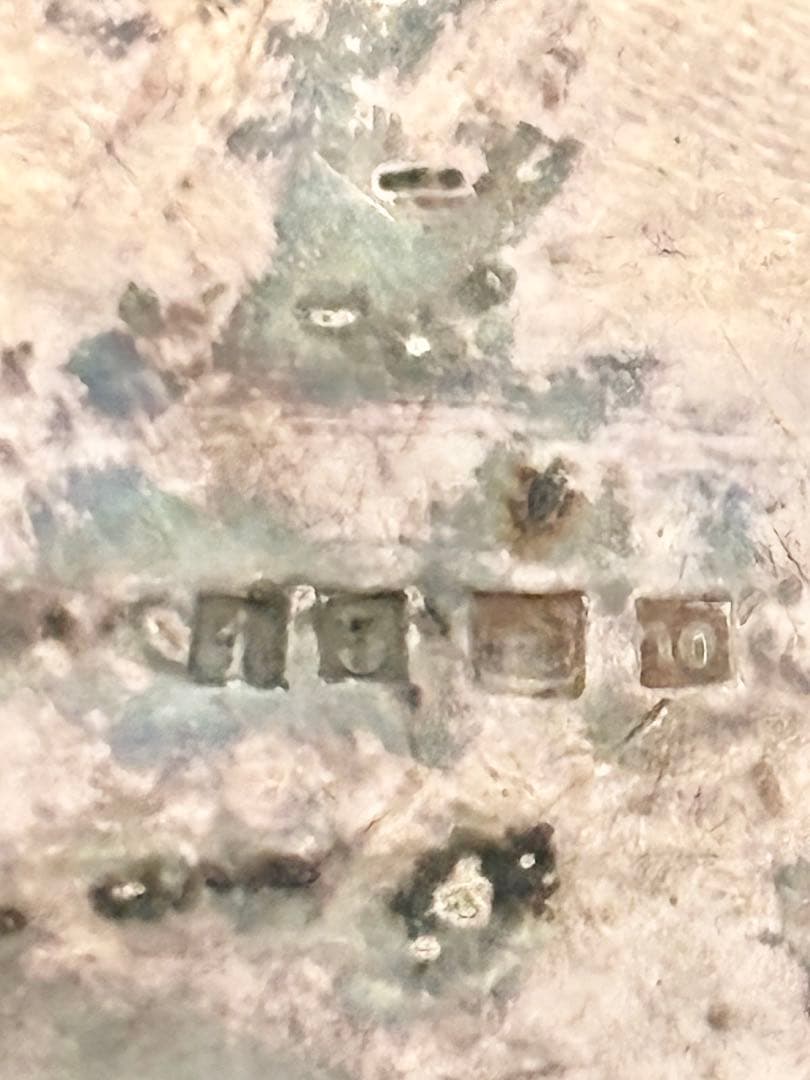 【フランスアンティーク】19世紀　　ピューター　持ち手付き　小鉢