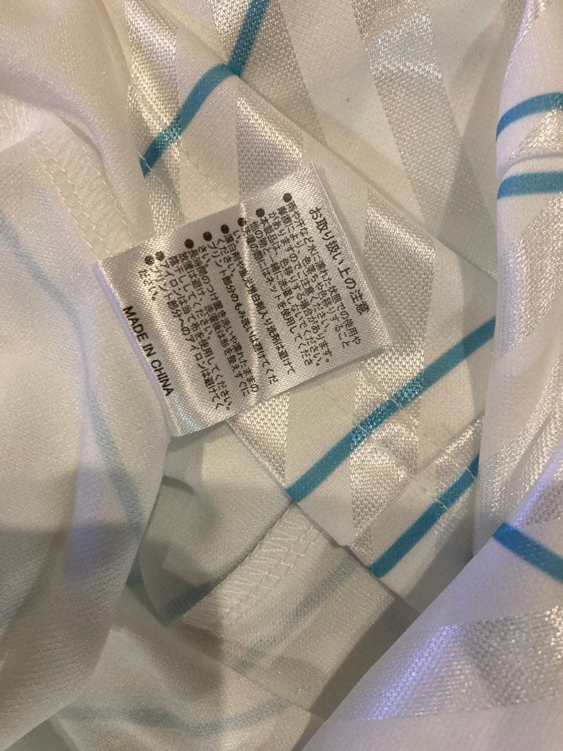 未着用 なとり 2025 GAME SHIRT L ホワイト ゲームシャツ