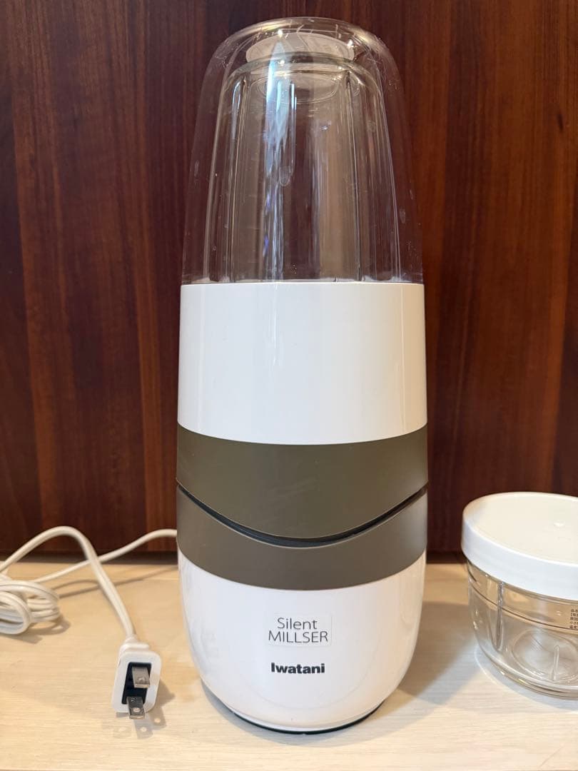 iwataniSilentMILLSERミルサーミキサー離乳食作りにもレシピ付