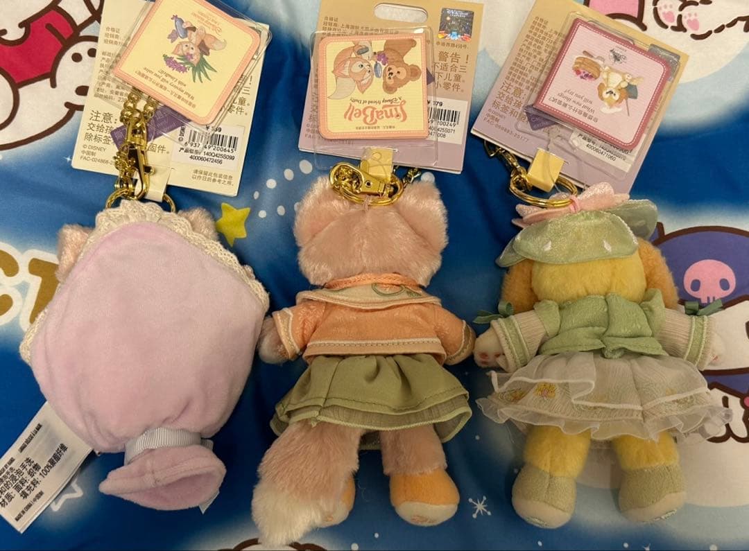 【上海ディズニー限定】お顔厳選 リーナベル クッキーアン　ぬいぐるみキーチェーン