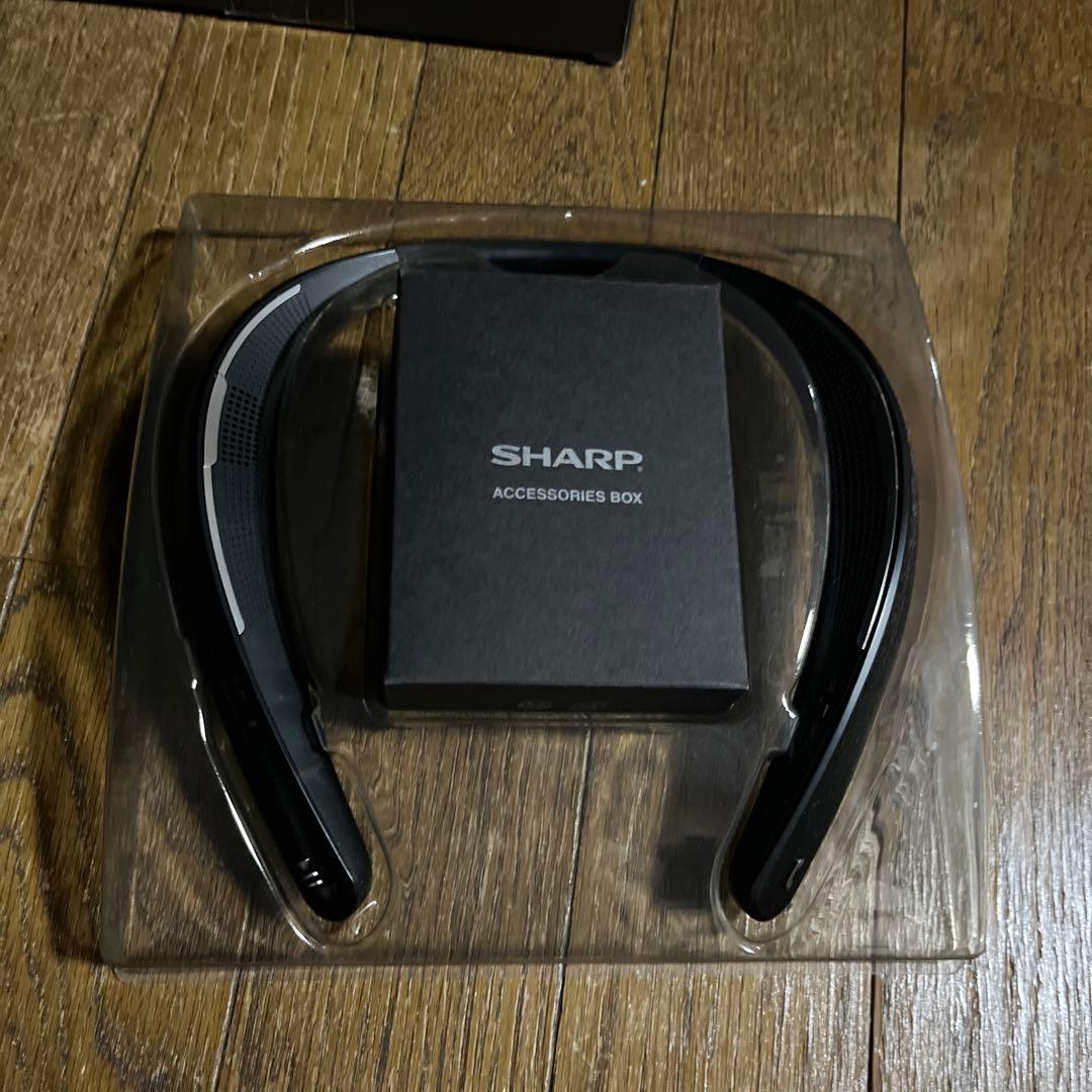 ★最終お値下げ ★新品未使用SHARP AN-SS1 ネックスピーカー ブラック