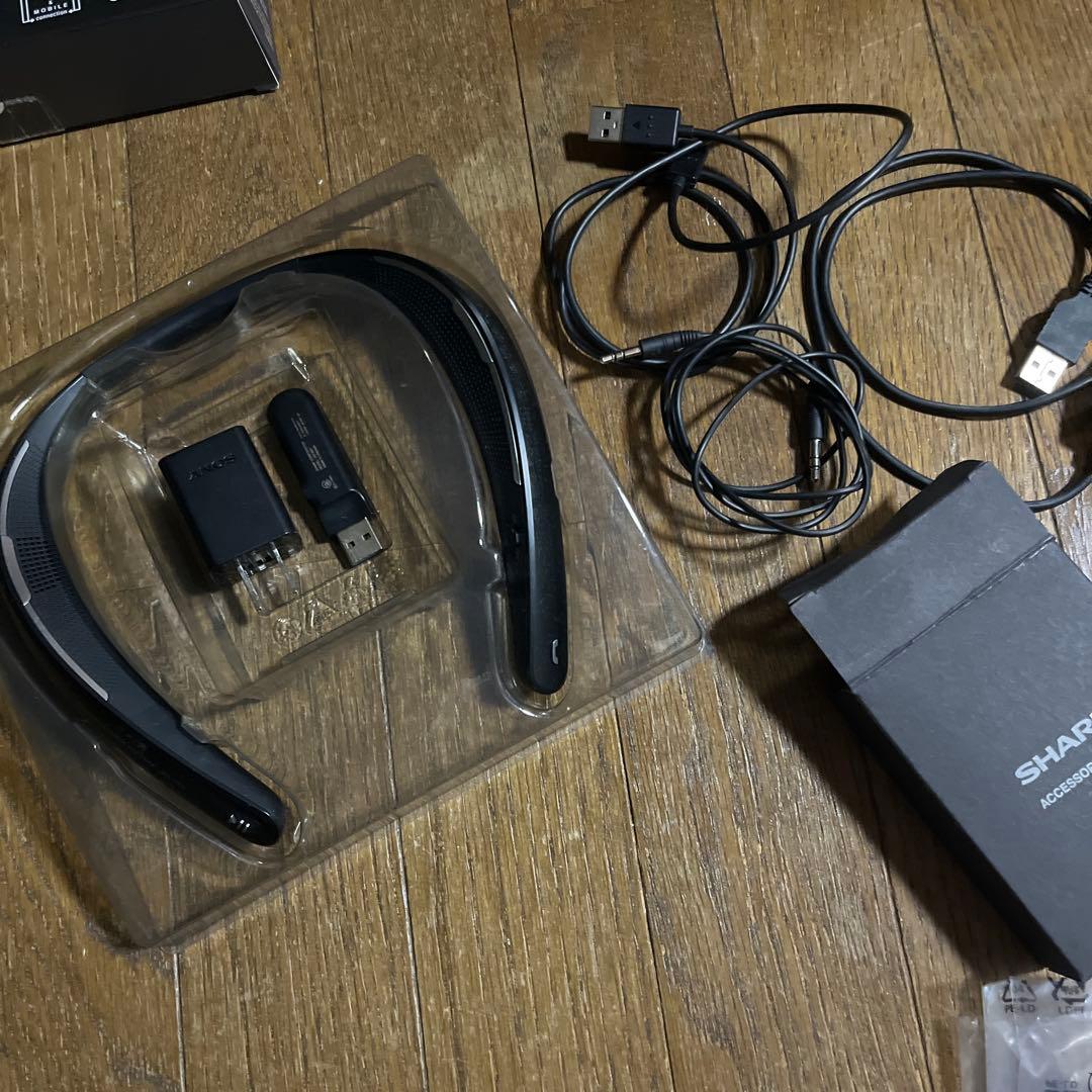 ★最終お値下げ ★新品未使用SHARP AN-SS1 ネックスピーカー ブラック