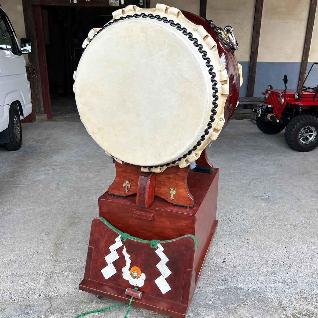 長野現地引き取りのみ　浅野太鼓製　欅製　美品