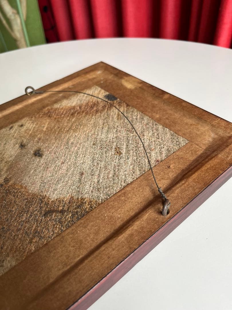 ブラジル　デンドライト　額装　アート　ヴィンテージ　ミッドセンチュリー　モダン