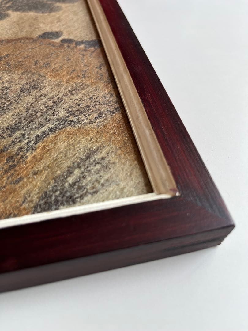 ブラジル　デンドライト　額装　アート　ヴィンテージ　ミッドセンチュリー　モダン