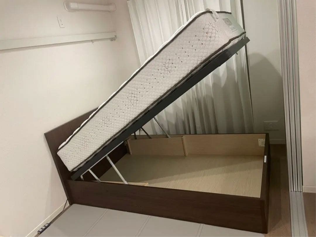 【ドリームベッド】ウレルディ238 MEW色　セミダブル フレーム（跳ね上げ式）