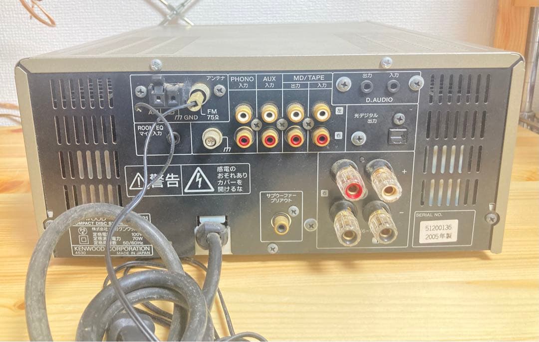 ☆ KENWOOD K-series R-K801 ミニコンポ LS-K800